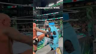 Ishowspeed in WWE 😱🤯🤯🤯ishowspeed wwe shorts [upl. by Adnirol]