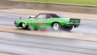 HELL BENT CAMARO VIOLENT WHEELSTANDING INSANITY BYRON DRAGWAY 15 WHEELSTAND EVENT [upl. by Inanaup]