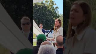 Arkansas Governor Sarah Sanders At UAM Groundbreaking For Arkansas Forest Health Research Center [upl. by Yenaj782]