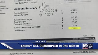 ‘I can’t afford that’ Killeen Texas womans electric bill increases by more than 400 in one month [upl. by Barrie]