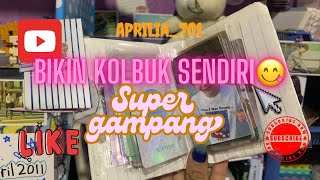 Cara bikin callbook kolbuk gampang buangett😲🤩 bikin callbook rumahan  Homade  callbook [upl. by Bordy]