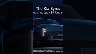 UPCOMING KIA SYROS SUV 2025 [upl. by Eadmund]