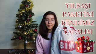 KENDİ YILBAŞI PAKETİMİ KENDİM YAPTIM 🎄🎁 KAÇ LİRA TUTTU [upl. by Alimat696]