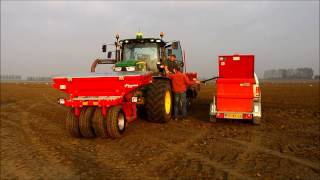 Wintertarwe zaaien Koninklijke Maatschap de Wilhelminapolder  Sowing winter wheat [upl. by Hospers]