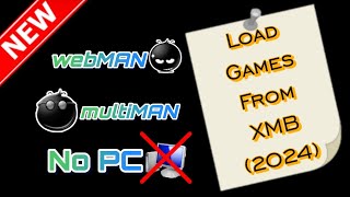 How to Load Games from XMB on PS3 Without Using webMAN amp multiMan 2024ps3 [upl. by Llerroj]