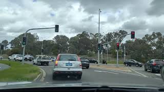 driving around to Nishi hotel Newa Canberra from Belconnen [upl. by Hyman]