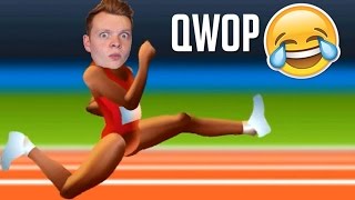 HOW TO WIN AT QWOP THE MOST STUPID GAME EVER  QWOP [upl. by Earesed]