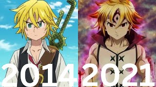 Evolution of Meliodas [upl. by Elleynad]