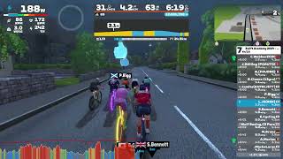 Zwift Academy 2024  Race 2 B on Duchy Estate in Yorkshire [upl. by Irrep956]