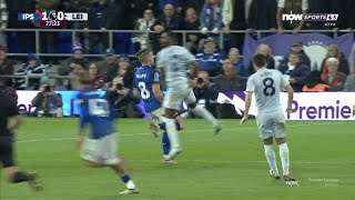 Kalvin Phillips red card vs Leicester City  😱😱😱 [upl. by Ocer]