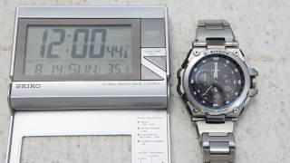 Casio GShock MTGG1000D1A2 GPS receiving test in Taiwan Hsinchu city [upl. by Rennoc]