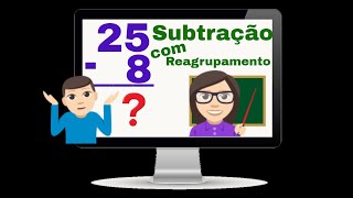 Subtração com reagrupamento [upl. by Karilynn]