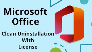 Remove or Uninstall Microsoft Office Completely with License  Fix Error and license Conflict [upl. by Ahsaeym]