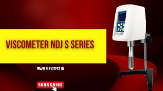 Viscometer ME NDJ S Series  How to use digital viscometer [upl. by Anorahs]