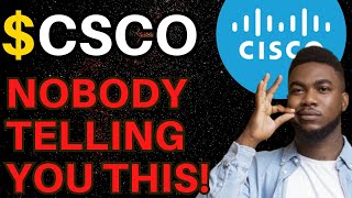 CSCO STOCK WEDNESDAY News crazy alert CSCO stock trading [upl. by Yeloc]