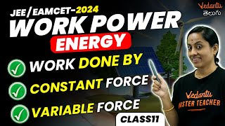 The Work  Energy Theorem for a variable force Class 11 Physics  Chapter 6 Work Energy and power [upl. by Nyrraf747]