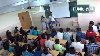 BEST CLASSROOM PRANK EVER Professor Stabbed in Lecture Prank in India [upl. by Nigen]