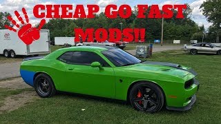 5 CHEAP MODS TO MAKE YOUR HELLCAT FAST [upl. by Glennis276]