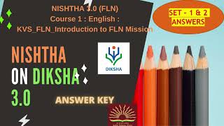 NISHTHA 30 FLNCourse 1  English  KVSFLNIntroduction to FLN Mission [upl. by Kaela]