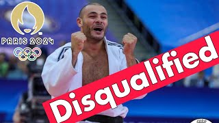 Guram Tushishvili Disqualified  Scandalous  Olympics 2024  Guram Tushishvili Vs Tiddy Rinner [upl. by Euqenimod]