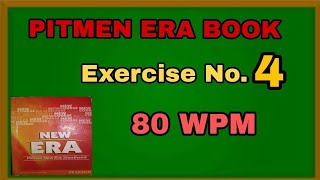 Stenographer Dictation  Pitmen Era Book 📕 Exercise  4 80 WPM  shorthand shorthanddictation [upl. by Olen]