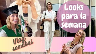 LOOKS PARA LA SEMANA  Vlog con ROPA PONIBLE Y REALISTA tu asesora de imagen y moda [upl. by Asiret400]