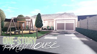 OneStory Family House Bloxburg ll Roblox ll [upl. by Odlabso689]