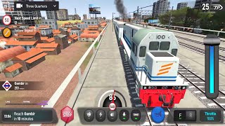 Indonesian Train Sim Game Android Gameplay Videos  Train Wala Game Download [upl. by Nanyk]