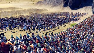 HUGE Armies Clash On MASSIVE Hill  Total War Rome 2 [upl. by Cini276]