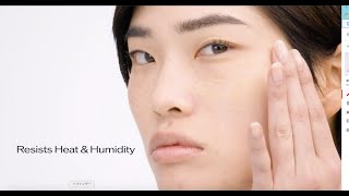 Before After with SYNCHRO SKIN SELFREFRESHING Foundation  SHISEIDO [upl. by Esorylime]