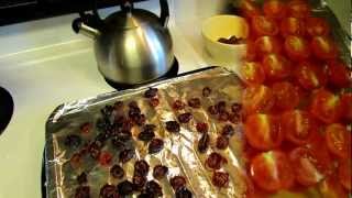 How to OvenDry Garden Tomatoes and Pack Them in Olive Oil [upl. by Kcirdnekal]