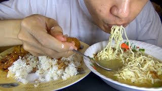 ASMR Eating Sound  Lets Eat Noodles  Chicken Nugget  Fried Egg  Rice [upl. by Leunamnauj]