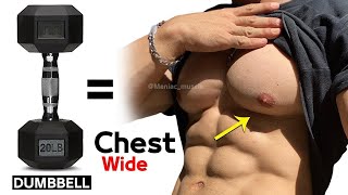 15 PERFECT EXERCISES CHEST WORKOUT WITH DUMBBELLS 🎯 [upl. by Oster]