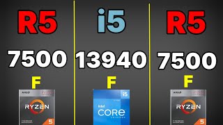 R5 7500F vs I5 13400F VS R5 7500 VS GAMING BENCHMARK SYNTHTEIC TEST  RTX 3080 [upl. by Figueroa826]