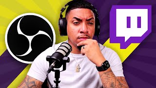 How to Stream to Twitch using OBS Studio BEST SETTINGS [upl. by Nevur565]