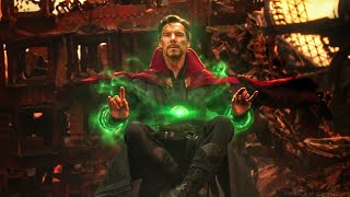 Dr Strange Sees The Future Scene  Avengers Infinity War 2018 Movie Clip HD [upl. by Anirtak]