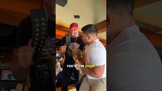 Crazy Guy STEALS Hulk Hogans Belt [upl. by Amadeo]