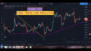 What is a free trendline trading view indicator INTRADAY GUIDE [upl. by Sherline152]