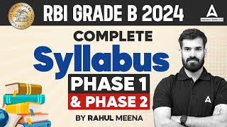 RBI Grade B Syllabus 2024  RBI Grade B Phase 1 amp Phase 2 Syllabus Discussion  RBI Grade B 2024 [upl. by Asserrac314]