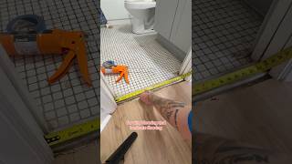 Vinyl flooring threshold amp molding hack explained flooring howto [upl. by Ttehr]