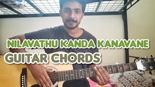 nilavathu kanda kanavane guitar chords  Sajil Shajahan  kanda kanda song  valiyaperunnal [upl. by Nilyaj]