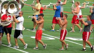 Script Ohio Practice 8 16 2012 Ohio State University Marching Band TBDBITL [upl. by Yelnikcm883]