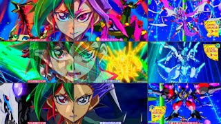 【遊戲王ARCV】融合、同調、超量、靈擺的龍啊！統合一起吧！統合召喚 出來吧 [upl. by Hadden]