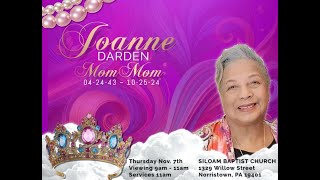 Funeral Services for Joanne Darden [upl. by Atikaj861]