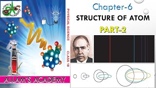 Structure of Atom 10th Chemistry Part2 [upl. by Olivie]