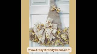 DIY Scarecrow Hat Wreath with Dollar Tree Witch Hat Frame 🌻🍂 [upl. by Yssak239]