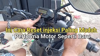 Cara Reset injeksi motor Beat Fi Beat streetScoopyVario reset manual [upl. by Silvan]