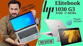 hp Elitebook X360 1030 G3 💥highend Business Convertible💥Notebook Detail Review [upl. by Rector]