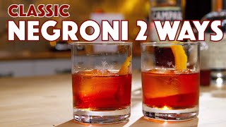 🔞 Classic Negroni Cocktail 2 Ways  Cocktails After Dark  Glen amp Friends Cooking [upl. by Laural]