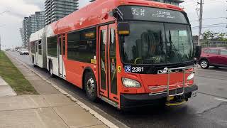 MiWay 2381  2023 New Flyer XDE60 [upl. by Leik]